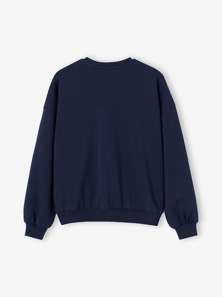 Sweat zippé fille gris ardoise - vertbaudet enfant 
