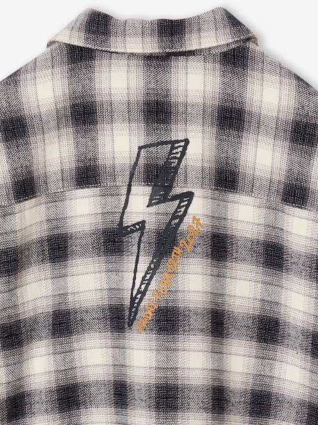 Chemise manches longues garçon gris - vertbaudet enfant 