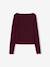 Lot de 2 t-shirts en côtes fille bordeaux+gris chiné+vert anglais - vertbaudet enfant 