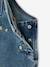 Geborduurde tuinbroek van denim jeansblauw - vertbaudet enfant 