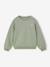 Sweat fille motif imprimé anthracite+corail+encre+pivoine+sauge+vanille+violet+violine - vertbaudet enfant 