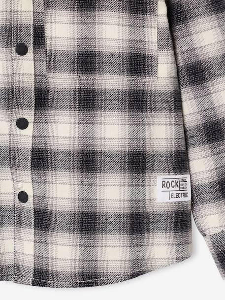 Chemise manches longues garçon gris - vertbaudet enfant 