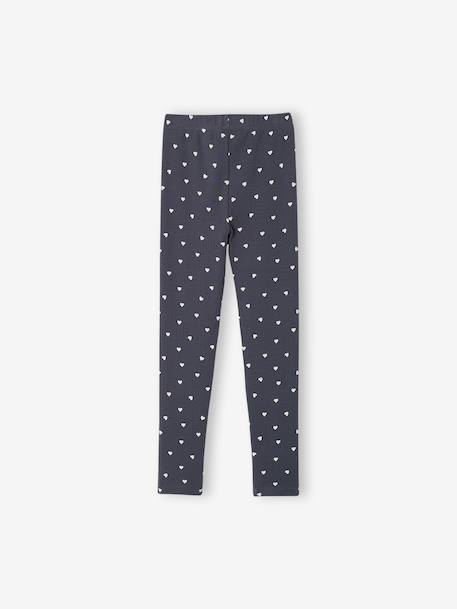 Lot de 3 leggings fille encre+vanille - vertbaudet enfant 