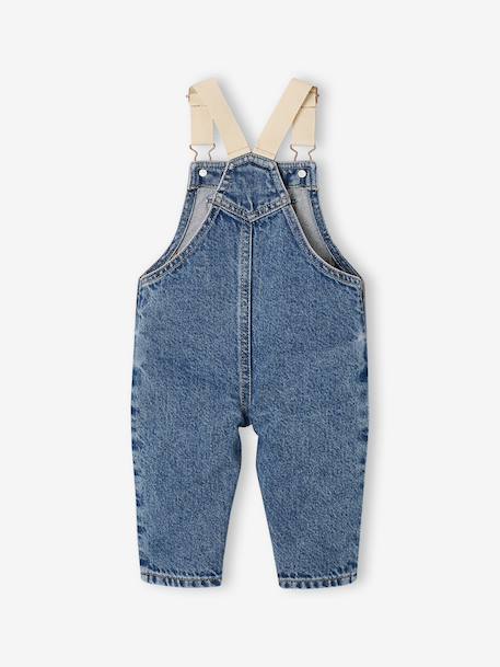 Denim tuinbroek babyjongen stone - vertbaudet enfant 