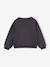 Sweat fille motif imprimé anthracite+corail+encre+pivoine+sauge+vanille+violet+violine - vertbaudet enfant 