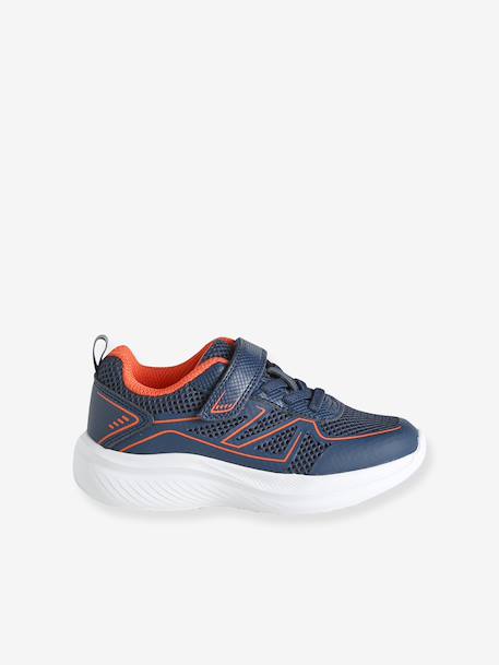 Jongenssneakers met klittenband marineblauw - vertbaudet enfant 