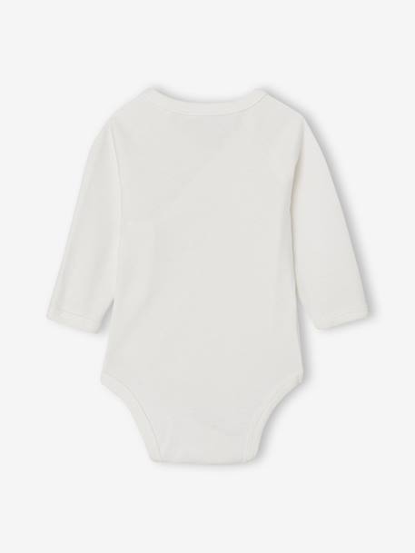 Set van 5 newborn rompers met lange mouwen ecru - vertbaudet enfant 