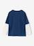 T-shirt manches longues garçon effet superposé marine - vertbaudet enfant 