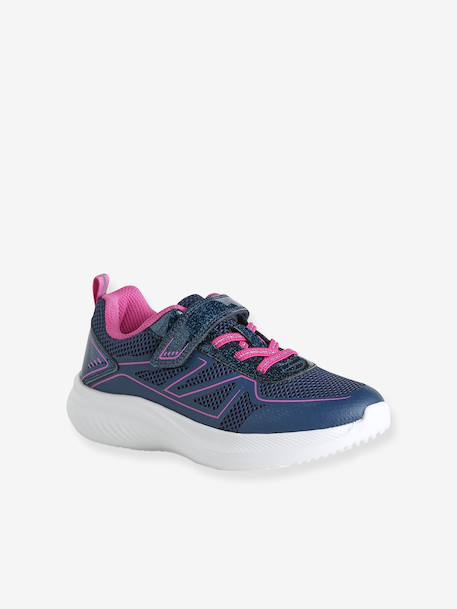 Basket enfant fille textile à scratch violet - vertbaudet enfant 