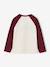 T-shirt manches longues raglan garçon bordeaux - vertbaudet enfant 