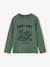 T-shirt manches longues garçon anthracite+blanc+cappuccino+rouge+vert sauge - vertbaudet enfant 