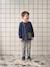 Aanpasbaar jongensschort 'cool school' blauw+donkerblauw - vertbaudet enfant 