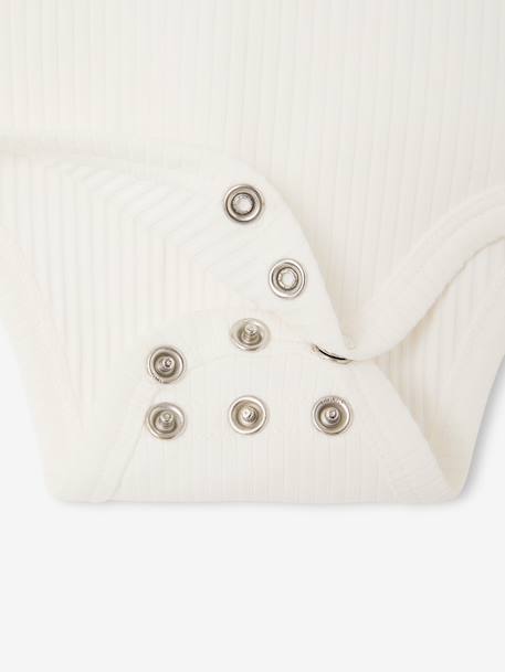 Set van 3 babybody's met lange mouwen karamel - vertbaudet enfant 
