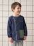 Tablier garçon personnalisable 'Cool school' bleu+bleu foncé - vertbaudet enfant 