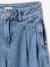Wijde jeans voor meisjes denimgrijs+middenblauw - vertbaudet enfant 