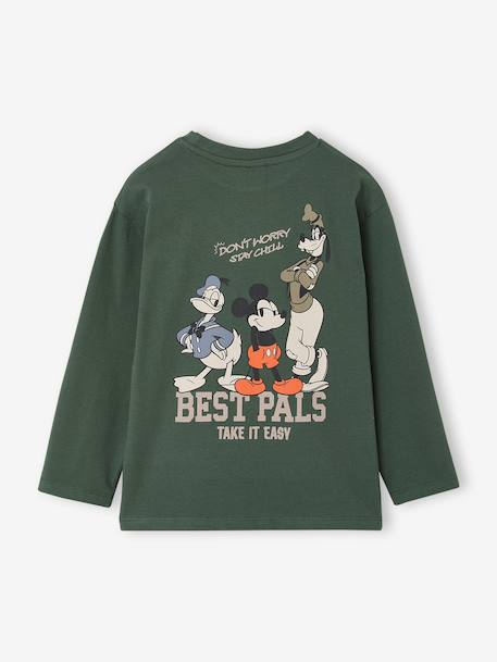 Mickey T-shirt met lange mouwen groen - vertbaudet enfant 