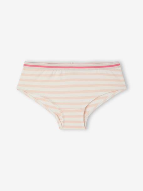 Lot de 7 shorties fille écru - vertbaudet enfant 
