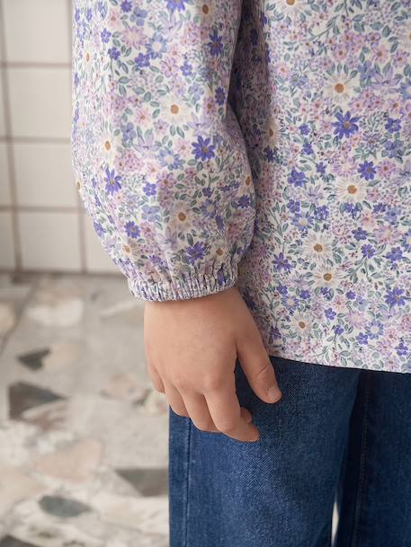 Tablier fille personnalisable lilas poudré - vertbaudet enfant 