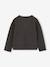 Meisjesshirt met lange mouwen antraciet+ecru+oudroze - vertbaudet enfant 