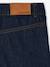 Jean large fille bleu moyen+denim brut - vertbaudet enfant 