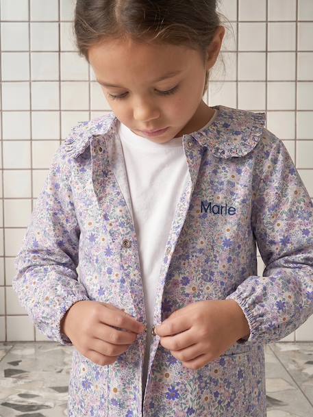 Personaliseerbare meisjesschort lila (poederkleur) - vertbaudet enfant 