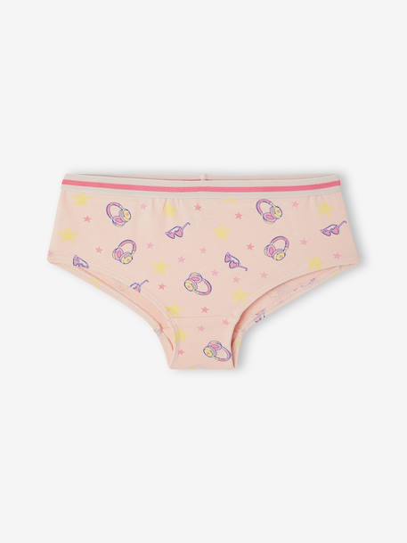 Lot de 7 shorties fille écru - vertbaudet enfant 