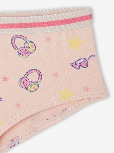 Lot de 7 shorties fille écru - vertbaudet enfant 