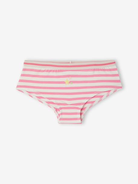 Lot de 7 shorties fille écru - vertbaudet enfant 