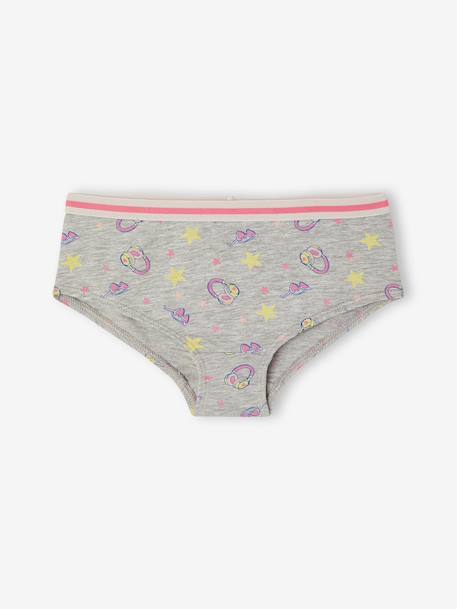 Lot de 7 shorties fille écru - vertbaudet enfant 