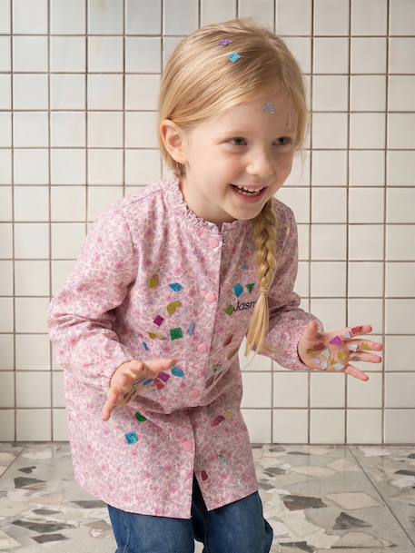 Meisjesschort met drukknoopsluiting snoeproze - vertbaudet enfant 