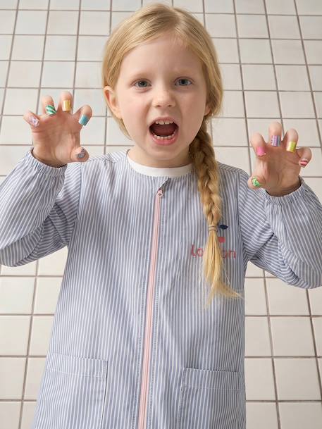 Personaliseerbare meisjesschort blauw - vertbaudet enfant 