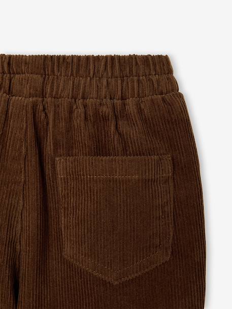 Corduroy babybroek grijsblauw+karamel+korstmos+marron - vertbaudet enfant 