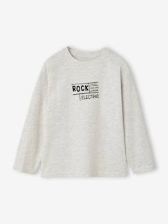 Jongens-T-shirt, poloshirt, souspull-Jongensshirt met lange mouwen