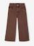Pantalon fille large couleur bleu grisé+chocolat+prune+rose+vert - vertbaudet enfant 