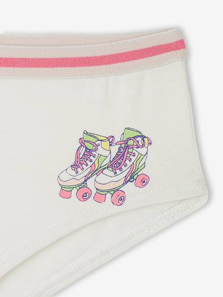Set van 7 meisjesshorties ecru - vertbaudet enfant 