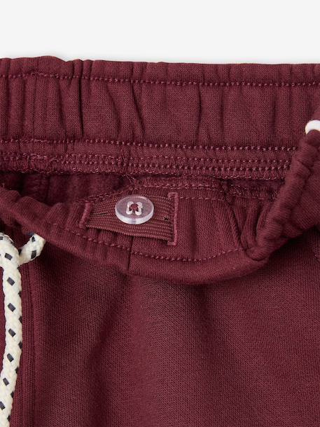 Jongensjoggingbroek bordeauxrood+leigrijs - vertbaudet enfant 