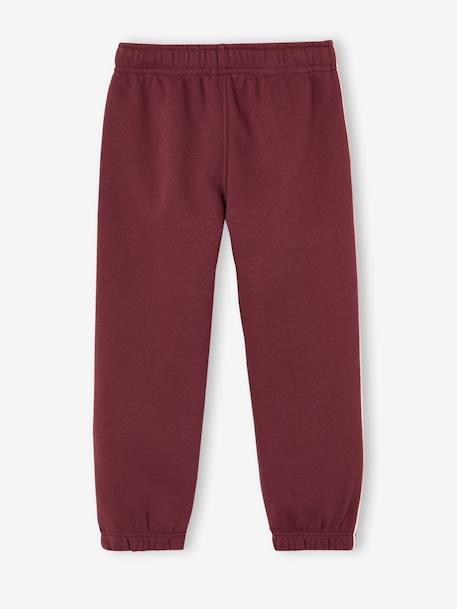 Jongensjoggingbroek bordeauxrood+leigrijs - vertbaudet enfant 