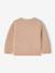 Cardigan broderie dorée coeur bébé beige+ivoire+vieux rose - vertbaudet enfant 