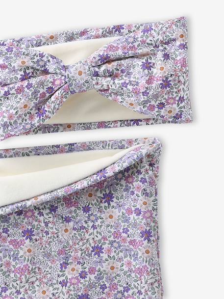 Set haarband en colsjaal meisje lila (poederkleur) - vertbaudet enfant 