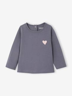 Baby-Babyshirt met lange mouwen en hart