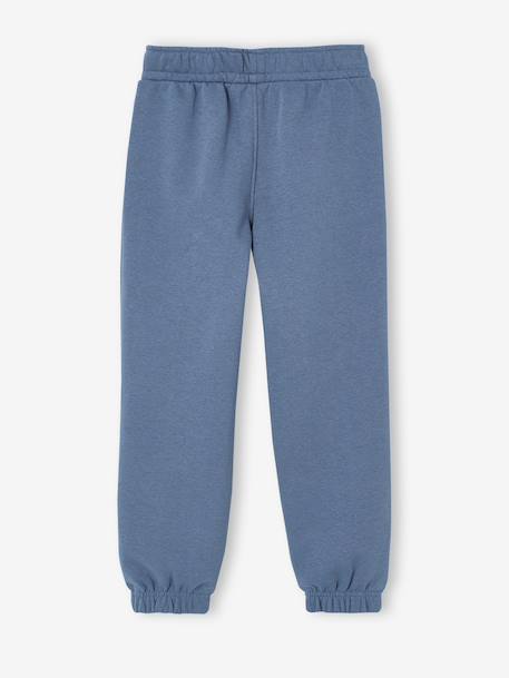 Basic joggingbroek jongen bordeauxrood+dennen+jeansblauw - vertbaudet enfant 