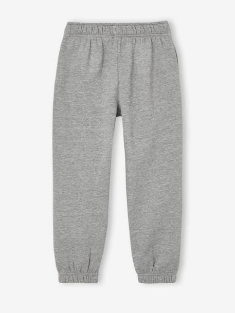 Pantalon jogging garçon gris chiné - vertbaudet enfant 