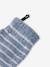Babykledingset muts, colsjaal en wanten oceaanblauw+taupe - vertbaudet enfant 