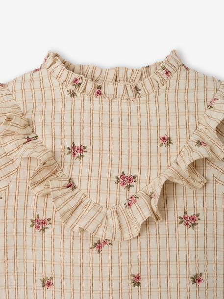 Babyjurk meisje lange mouwen ecru - vertbaudet enfant 