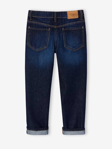 Jean droit garçon morphologie medium denim brut+stone - vertbaudet enfant 