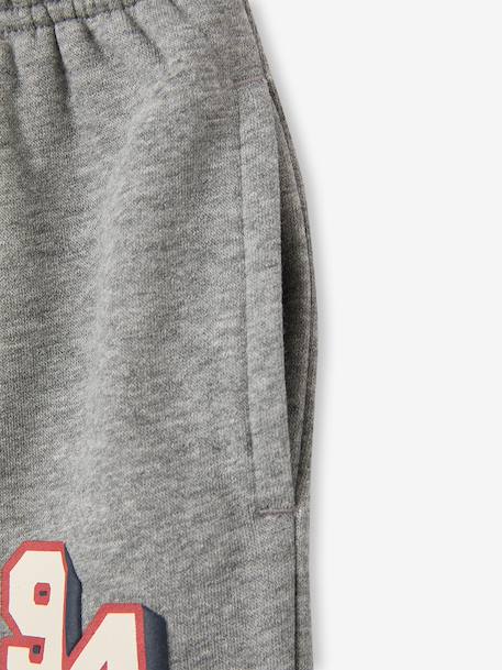 Pantalon jogging garçon gris chiné - vertbaudet enfant 