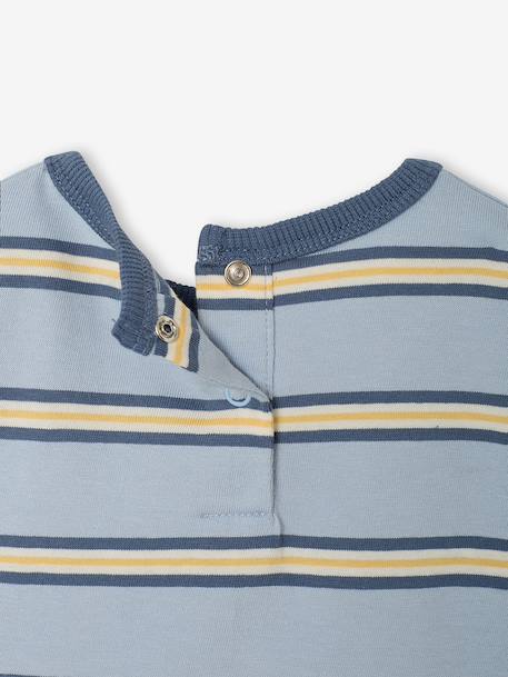 T-shirt manches longues bébé garçon bleu ciel - vertbaudet enfant 