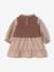 Robe 2 en 1 bébé fille manches longues chocolat - vertbaudet enfant 