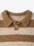 Pull polo bébé garçon taupe - vertbaudet enfant 