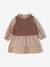 Robe 2 en 1 bébé fille manches longues chocolat - vertbaudet enfant 